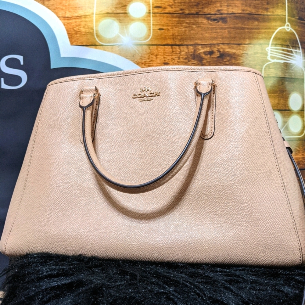 Coach Lilly Carryall Taupe Gem